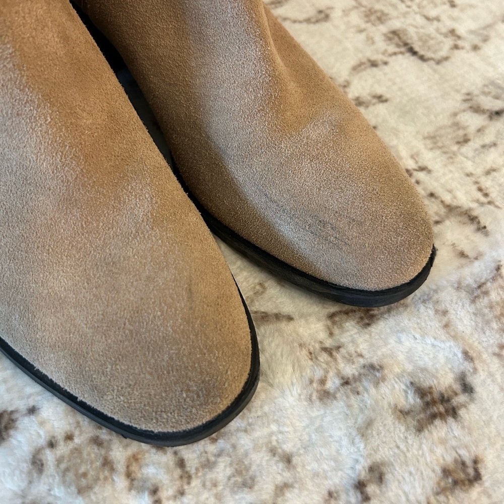 Calvin Klein Gayle Womens Leather Almond Toe Chelsea Ankle Boots - Picture 3 of 7